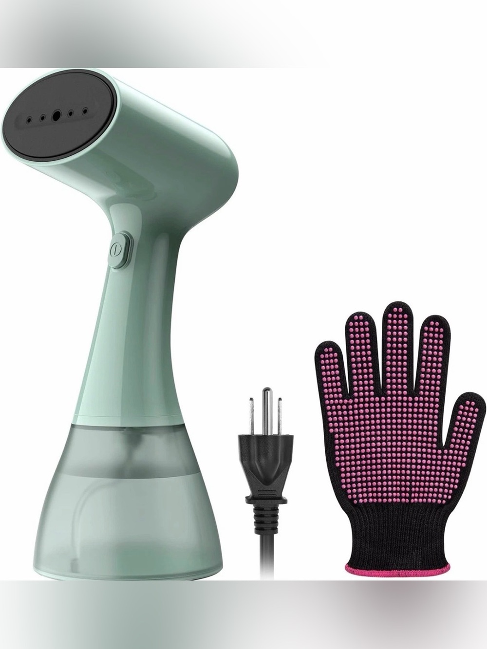 Clothes Steamer 400mL 1500W Handheld Travel Green 20s Fast Heat